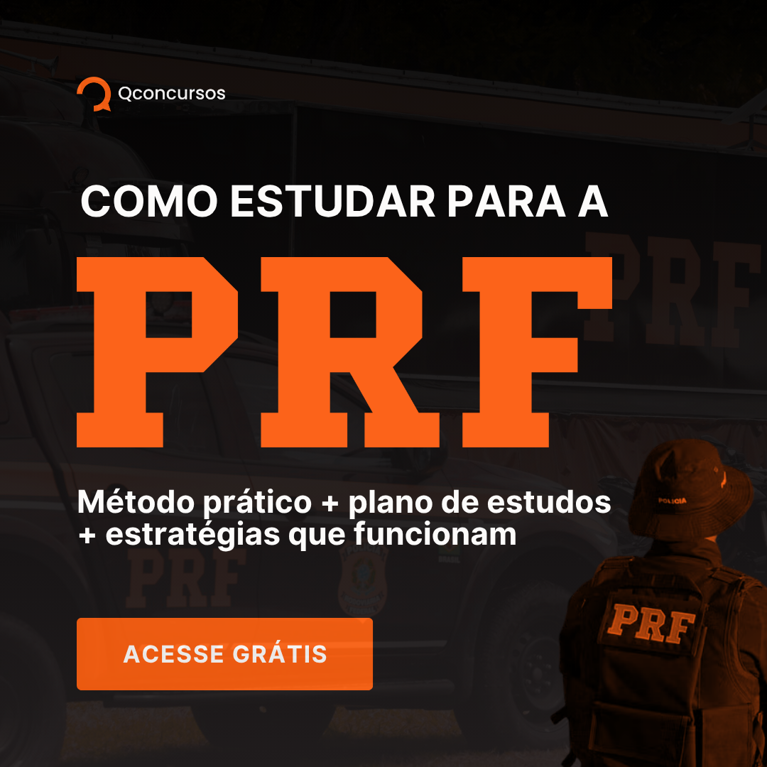 como estudar concurso prf